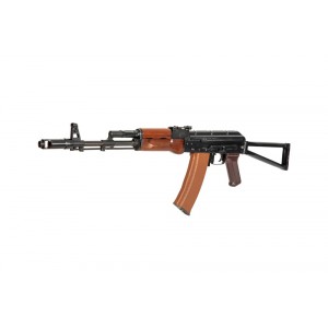Страйкбольный автомат E&L ELAKS74N AEG Essential Steel and real wood - EL-A105S